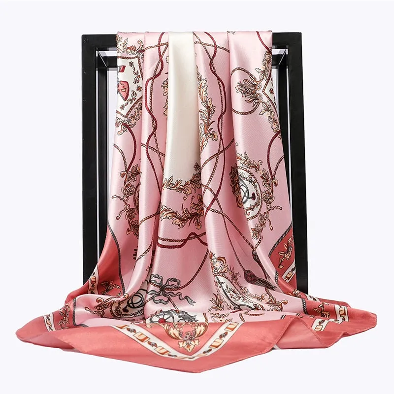 90*90cm Luxury Brand Square Scarf Fashion