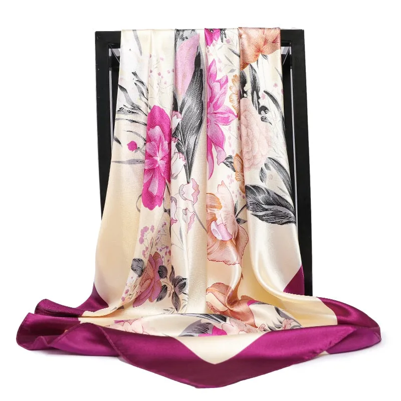 90*90cm Luxury Brand Square Scarf Fashion