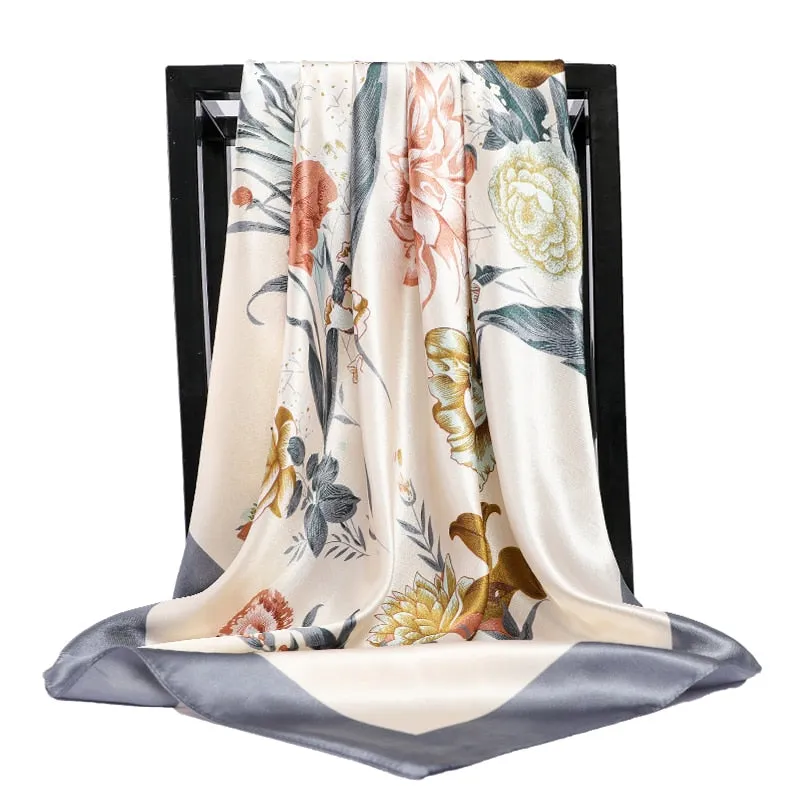 90*90cm Luxury Brand Square Scarf Fashion