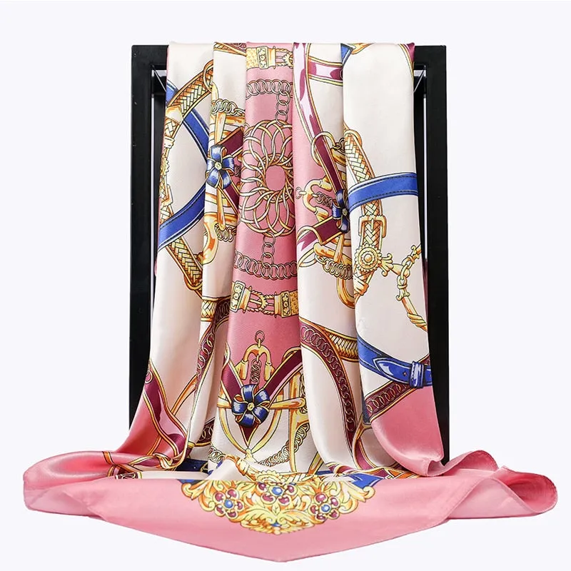 90*90cm Luxury Brand Square Scarf Fashion