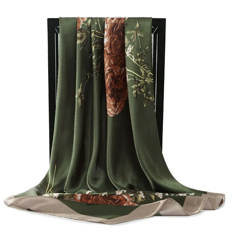 90*90cm Luxury Brand Square Scarf Fashion