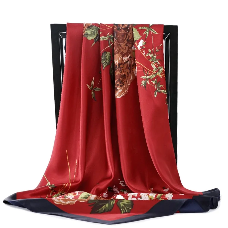 90*90cm Luxury Brand Square Scarf Fashion