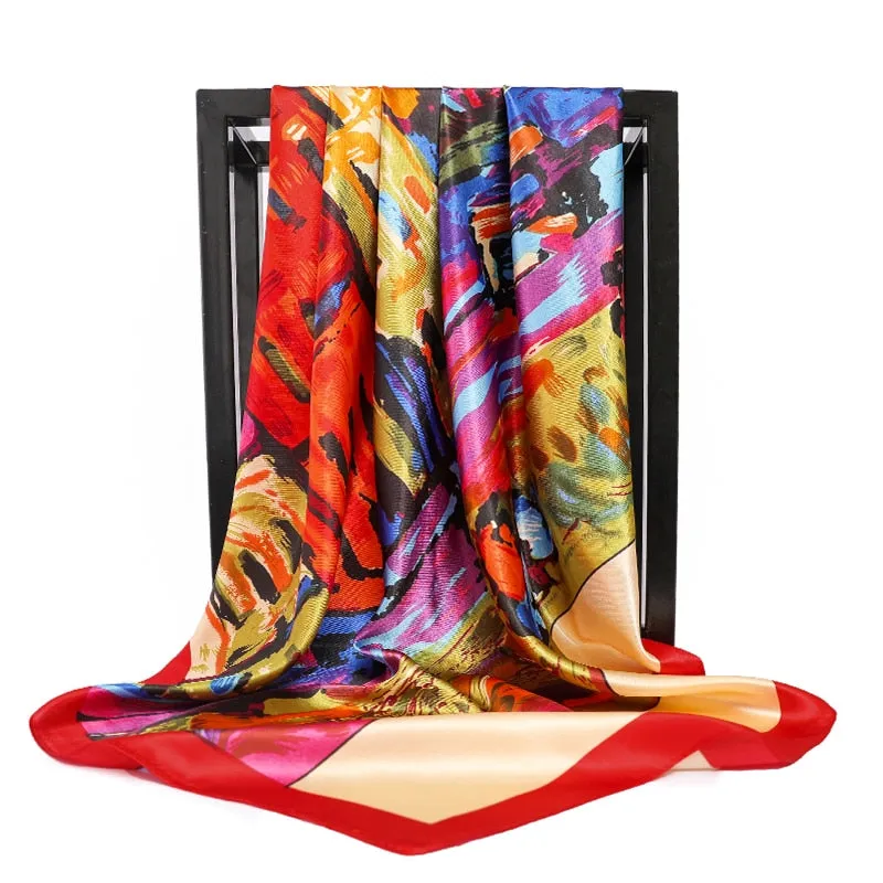 90*90cm Luxury Brand Square Scarf Fashion