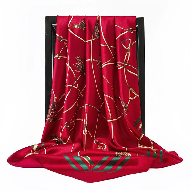 90*90cm Luxury Brand Square Scarf Fashion