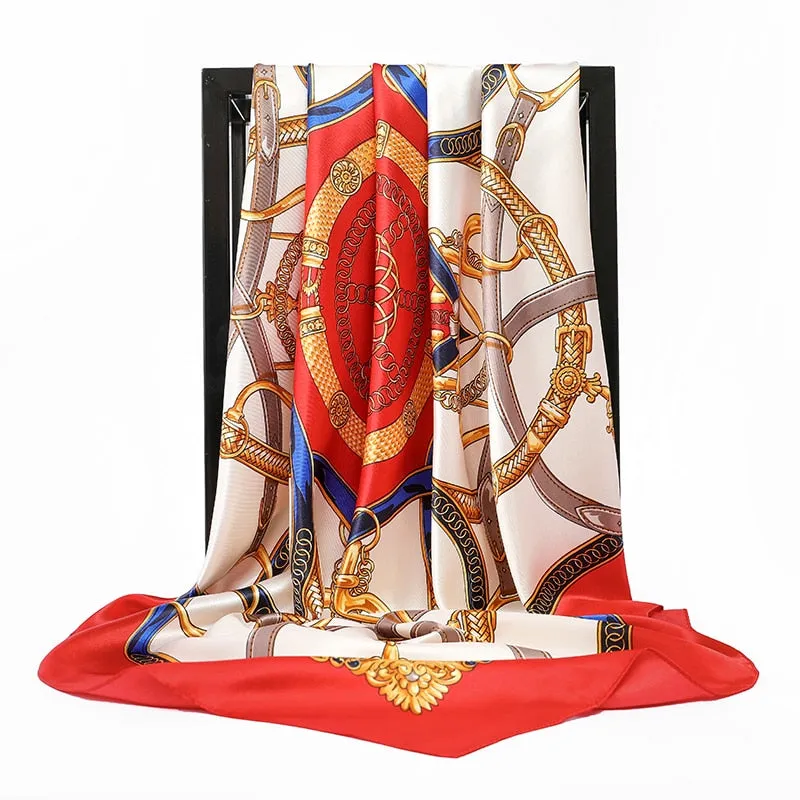 90*90cm Luxury Brand Square Scarf Fashion