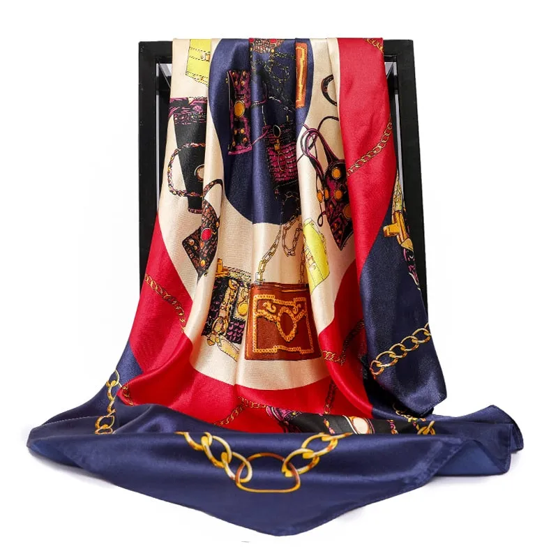 90*90cm Luxury Brand Square Scarf Fashion