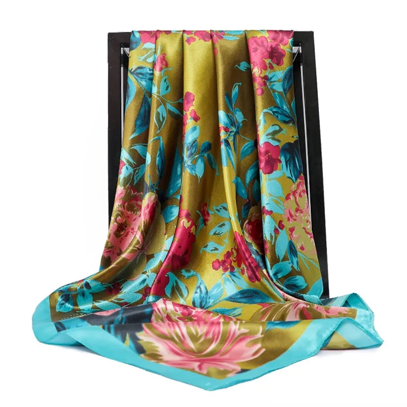 90*90cm Luxury Brand Square Scarf Fashion