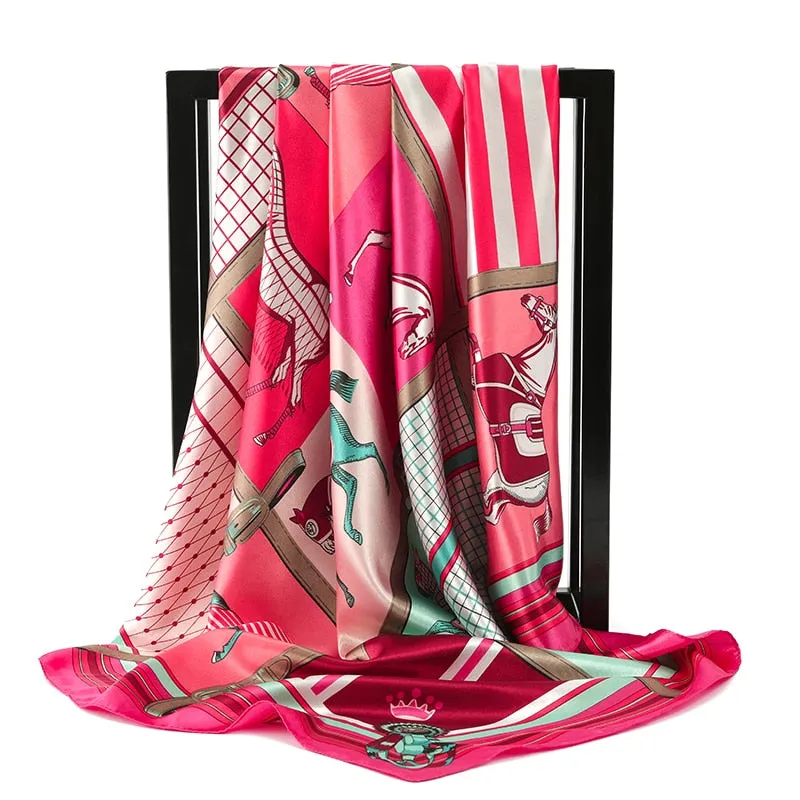 90*90cm Luxury Brand Square Scarf Fashion