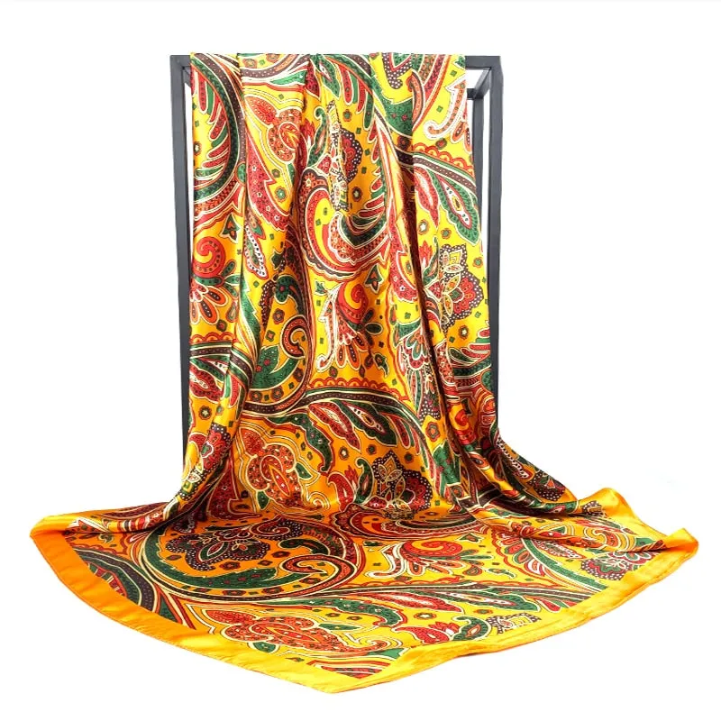 90*90cm Luxury Brand Square Scarf Fashion