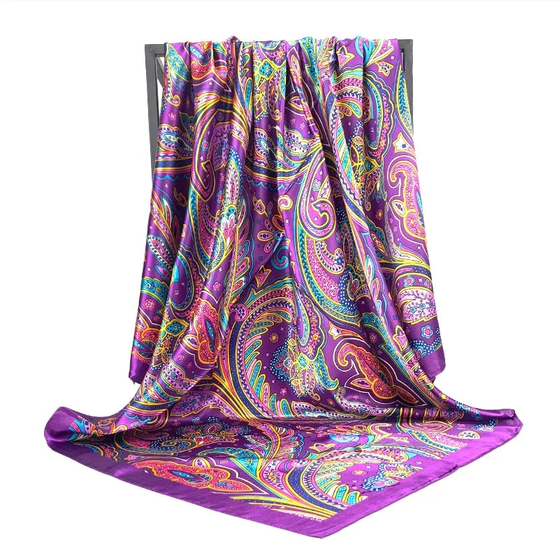 90*90cm Luxury Brand Square Scarf Fashion