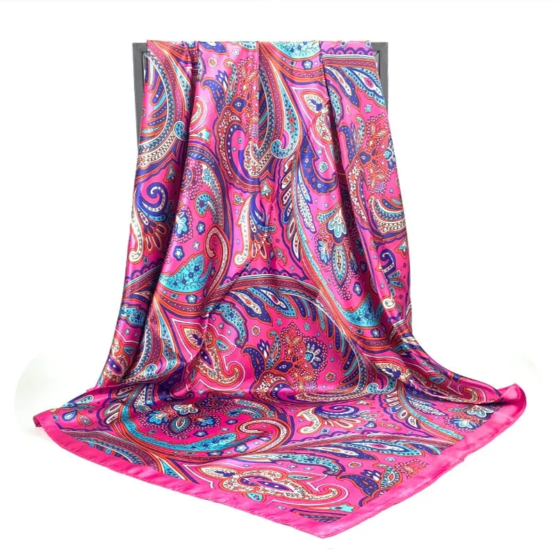 90*90cm Luxury Brand Square Scarf Fashion