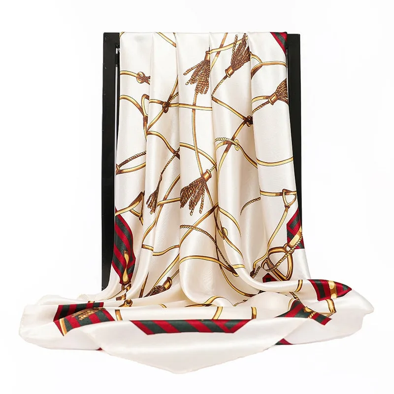 90*90cm Luxury Brand Square Scarf Fashion