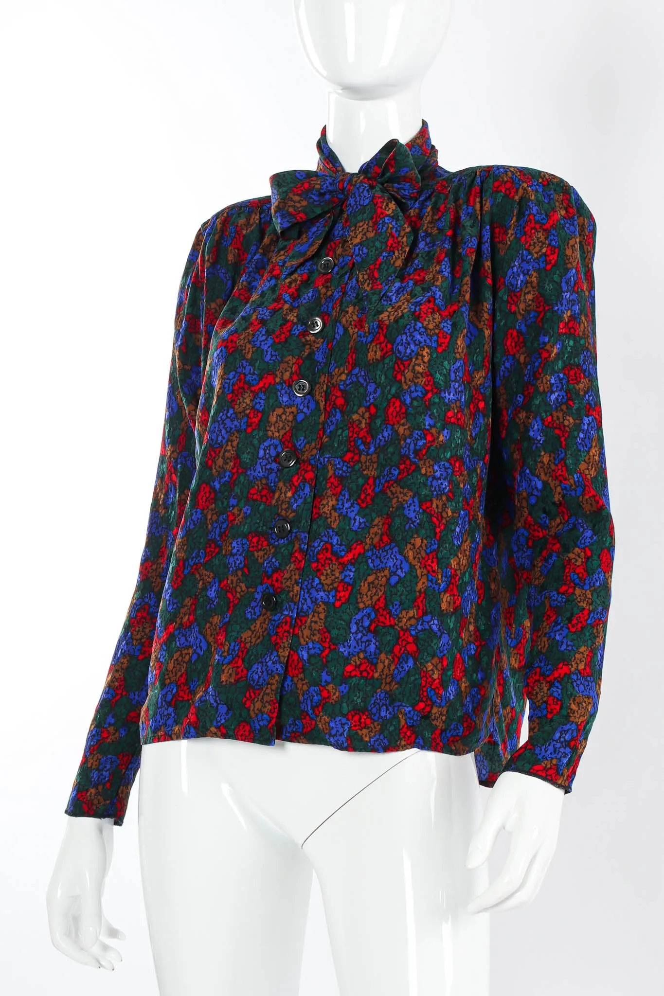 Abstract Geo Mosaic Blouse