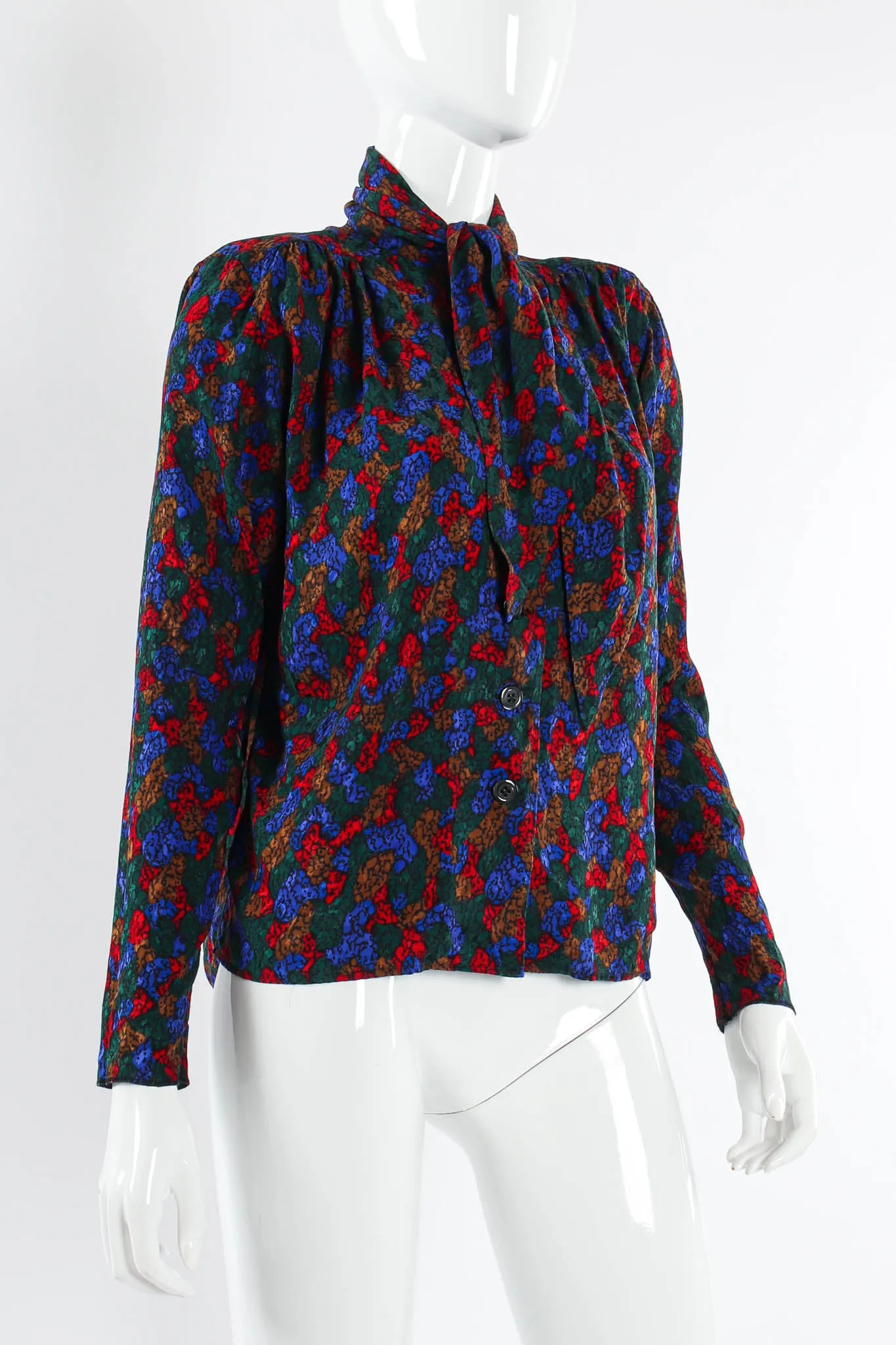 Abstract Geo Mosaic Blouse