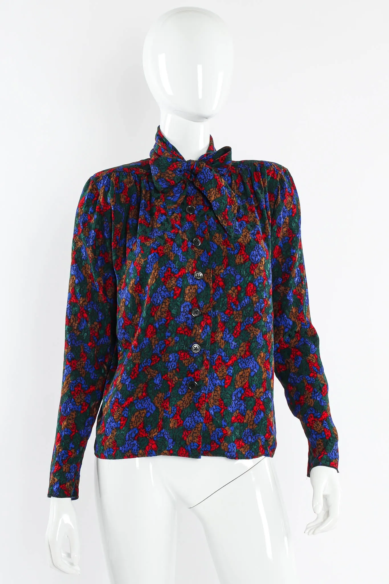 Abstract Geo Mosaic Blouse