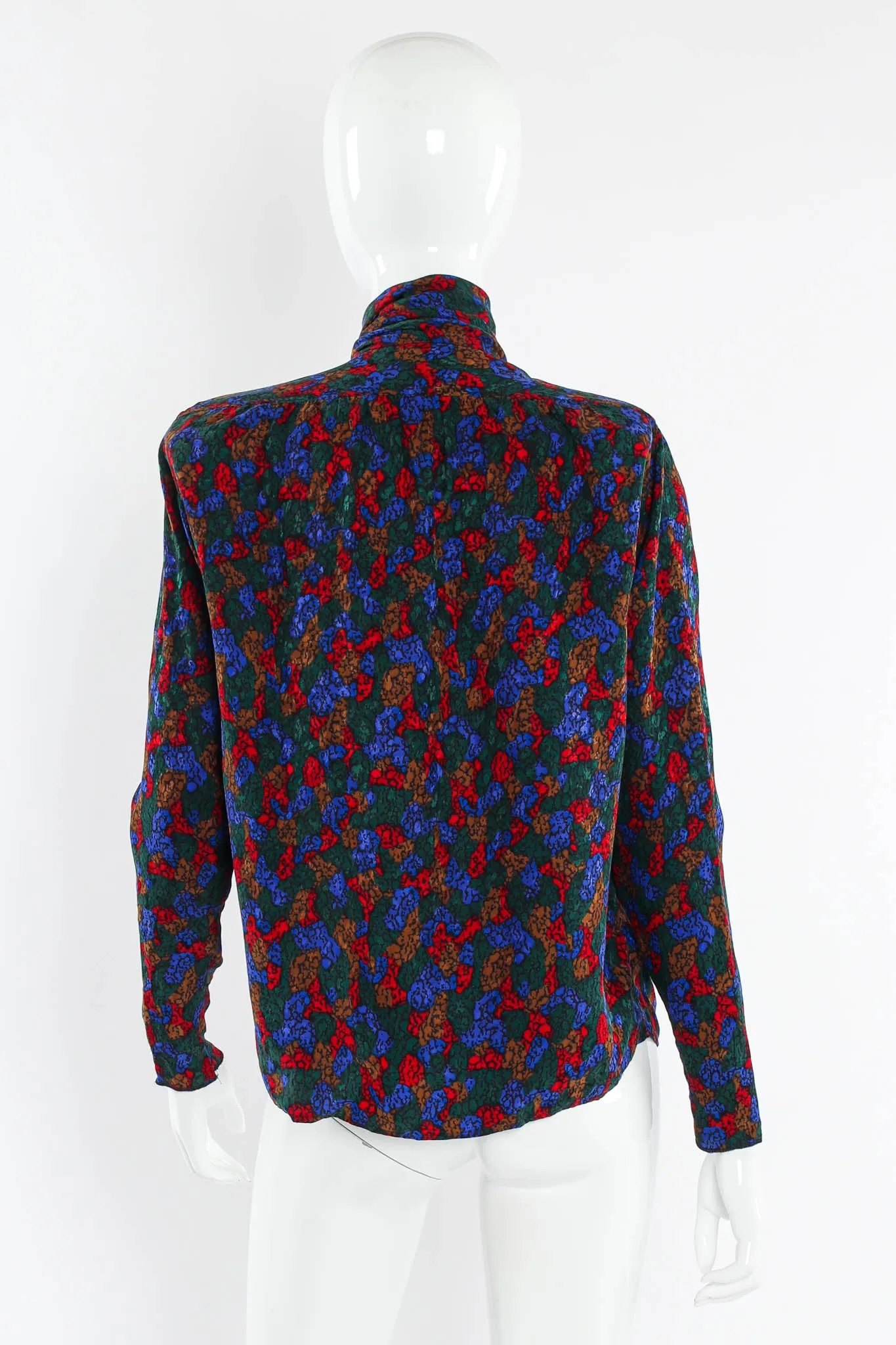 Abstract Geo Mosaic Blouse