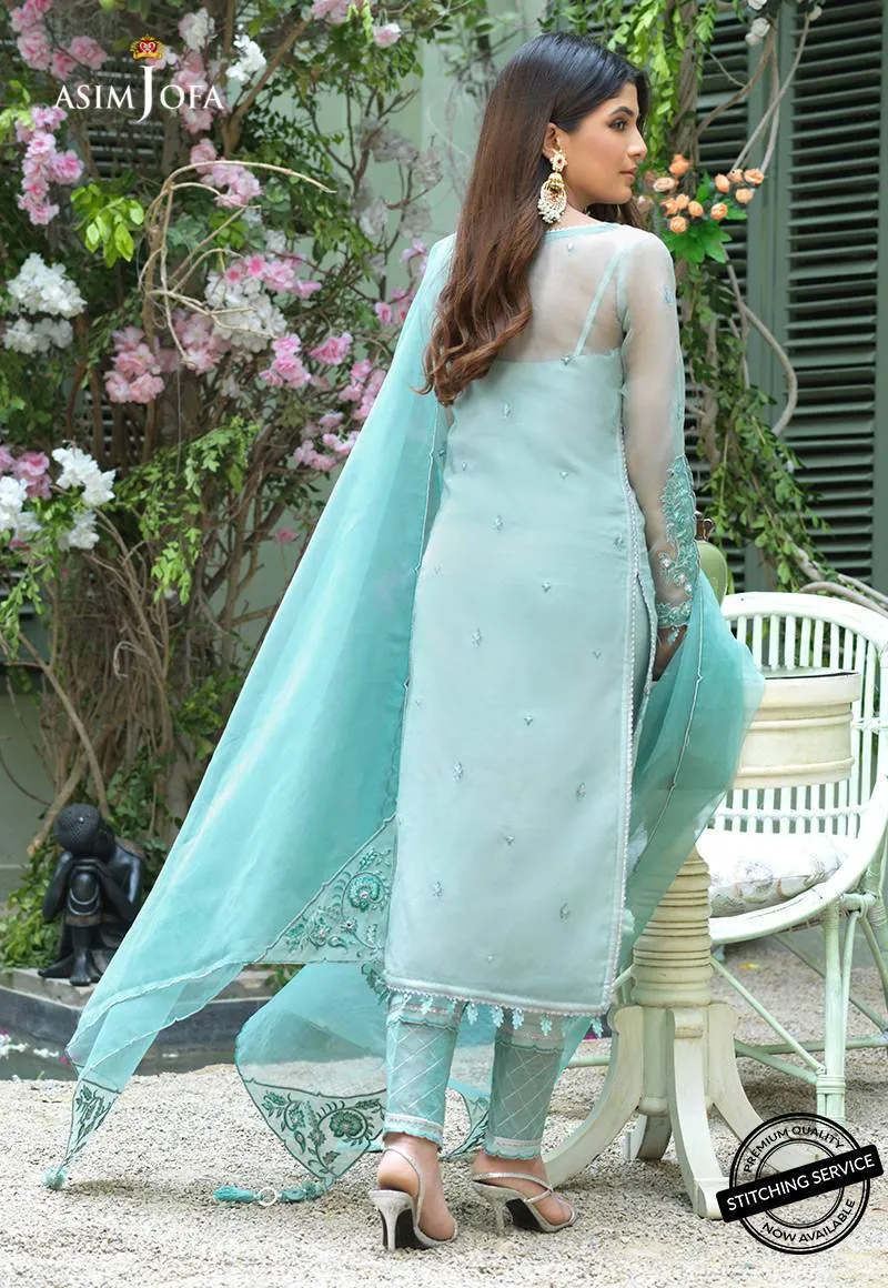 AJFC-39 | Asim Jofa Jashn Collection 2021 | Unstitched Organza Suit