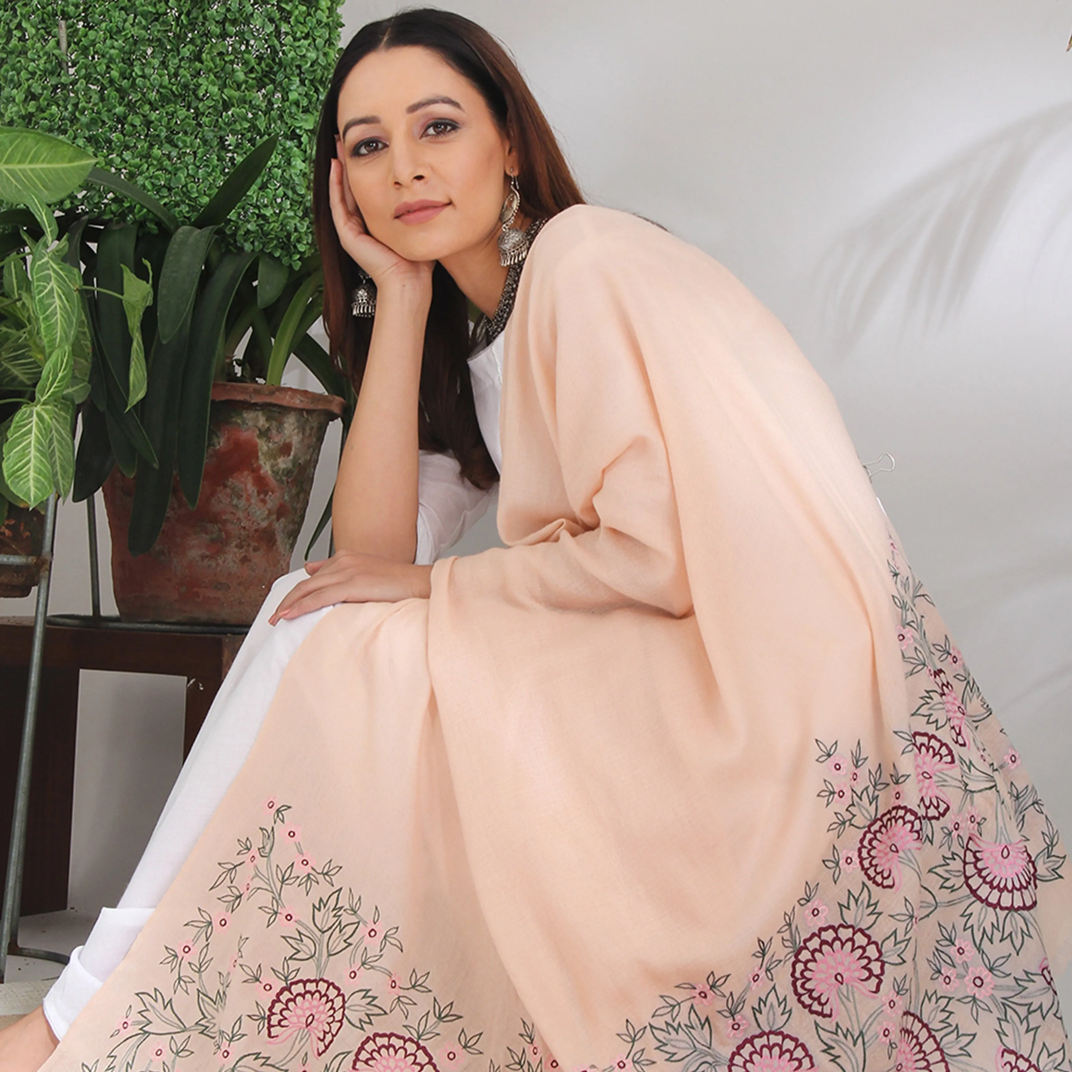 Akiso Pink Dahlia Dreams Shawls