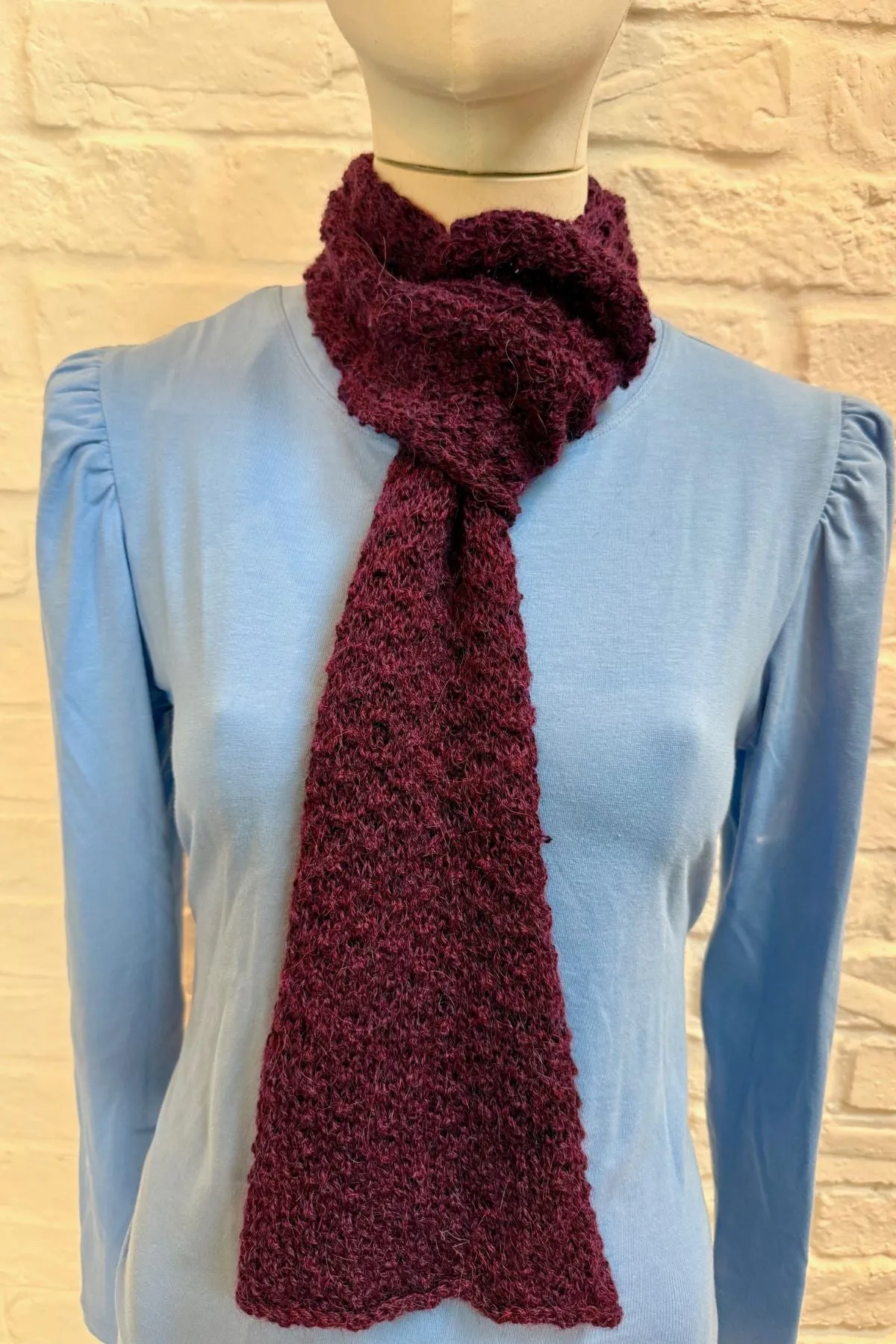 Alpaca Irish Lace Scarf