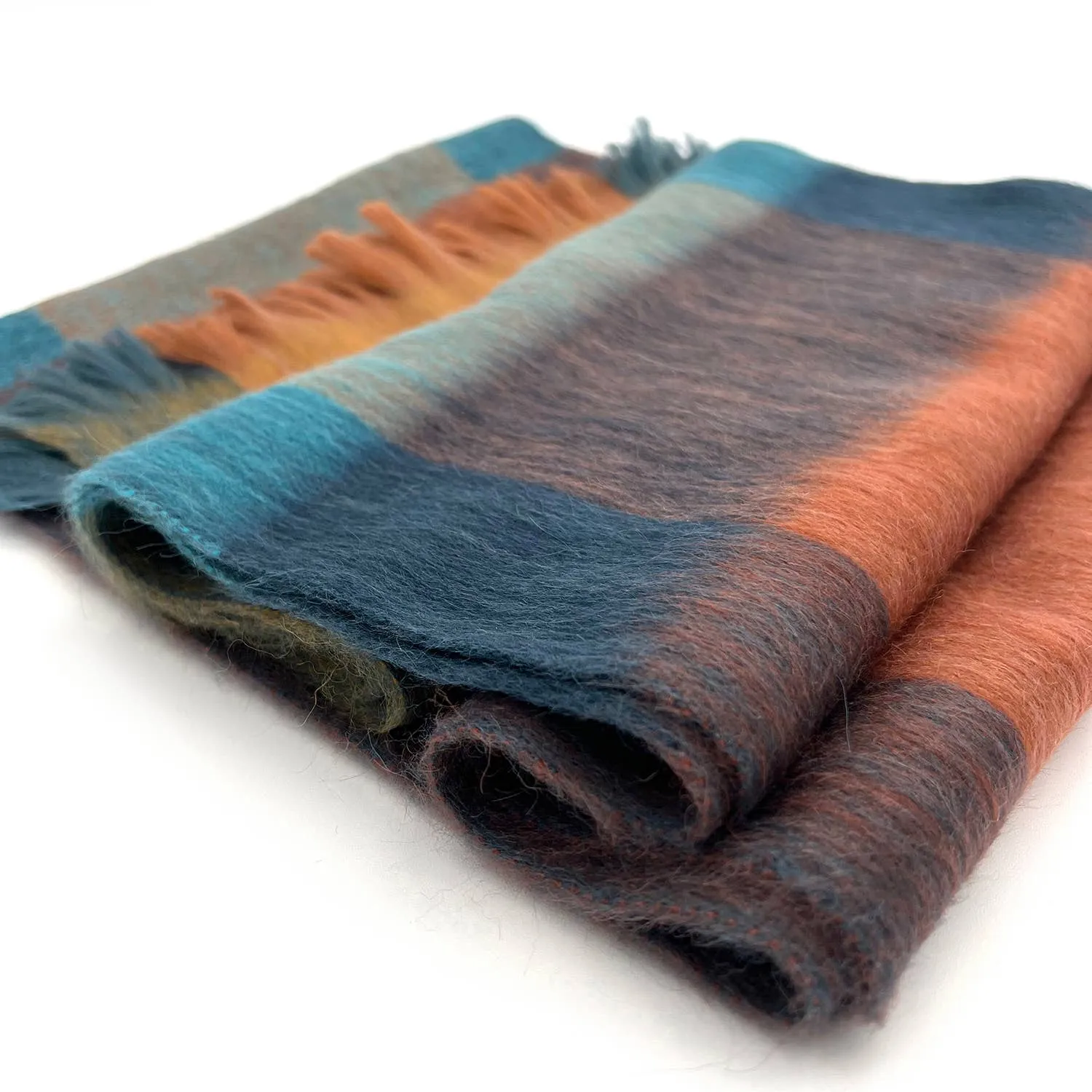 ALPACA PLAID SCARF (ECUADOR)