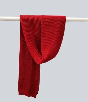 Alpaca Pure Wool Wrap Scarf Red
