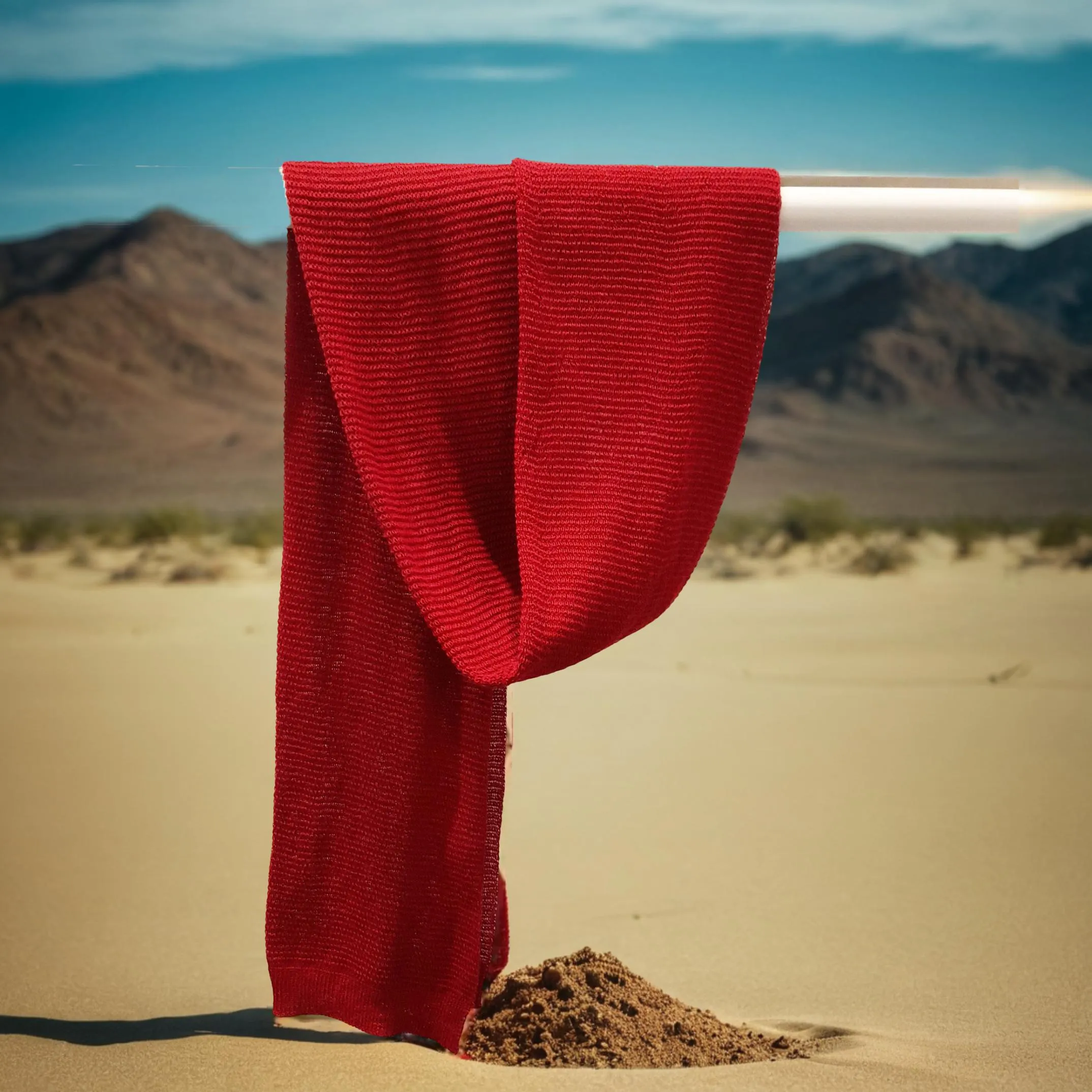 Alpaca Pure Wool Wrap Scarf Red