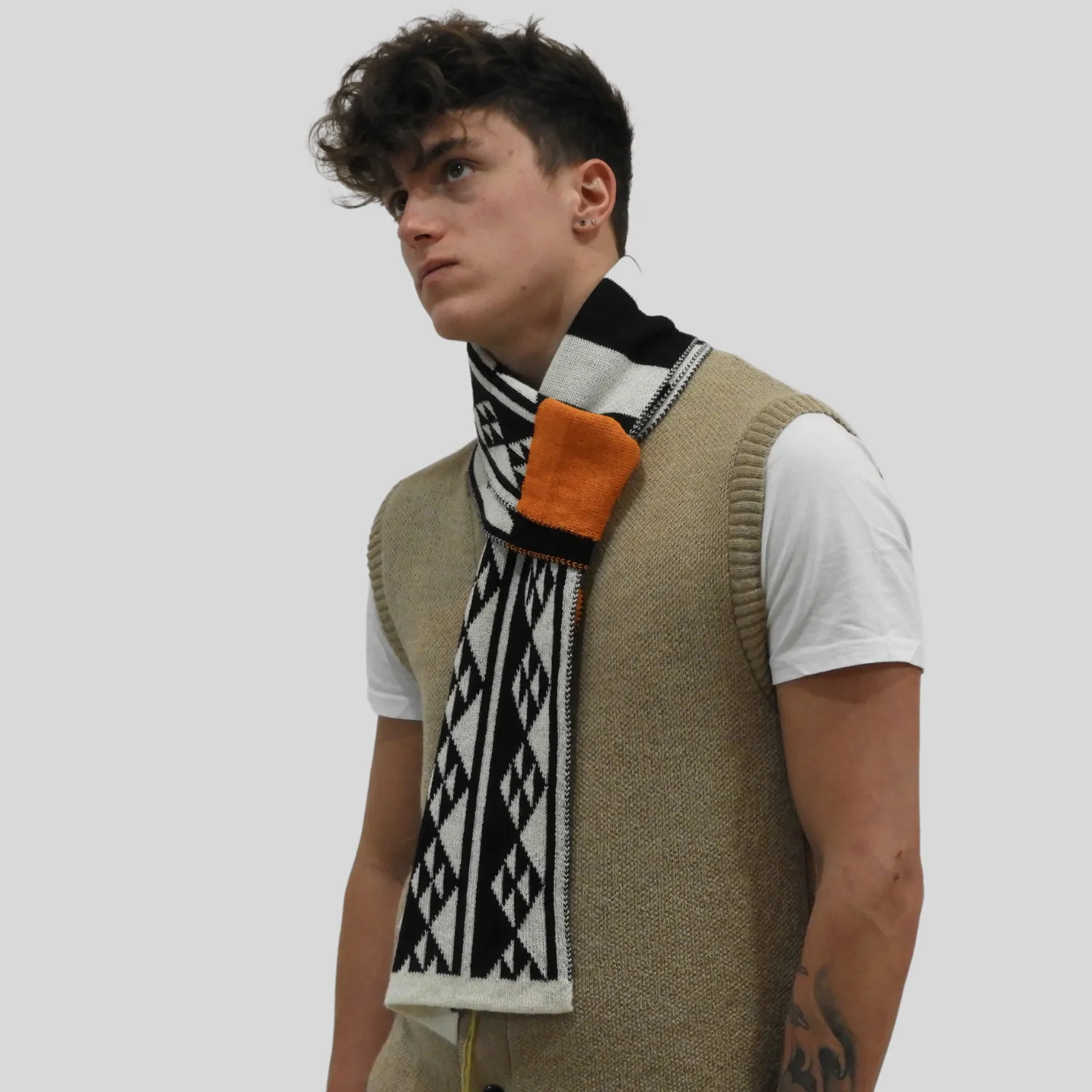 Alpaca Scarf Aboriginal Design Men