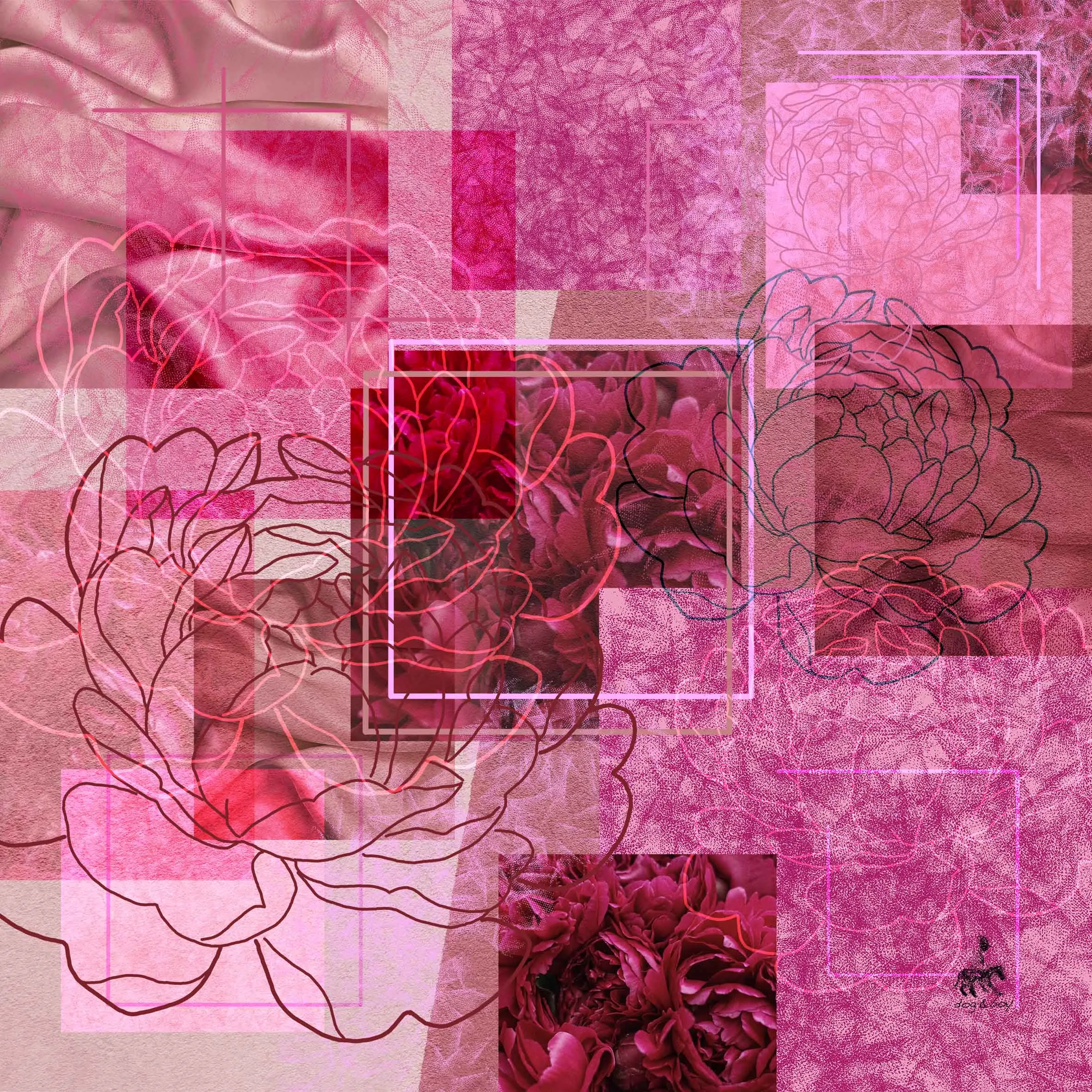 AMARE silk-cotton scarf