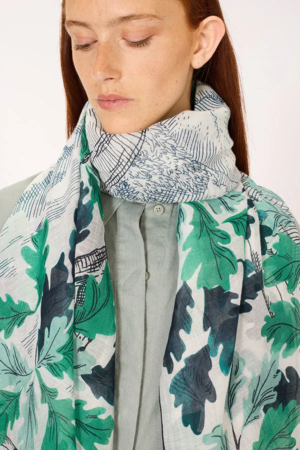 AMBOISE EMERALD 100 SCARF
