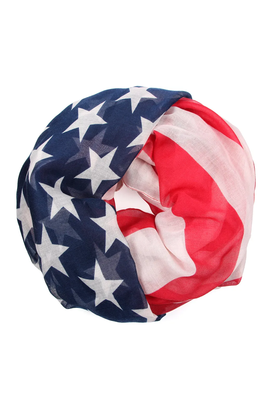 AMERICAN FLAG INFINITY SCARF