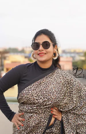 Animal Printed Quirky Saree