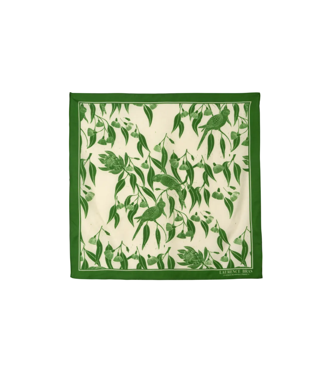 ANIMAL PRINTED SILK SCARF