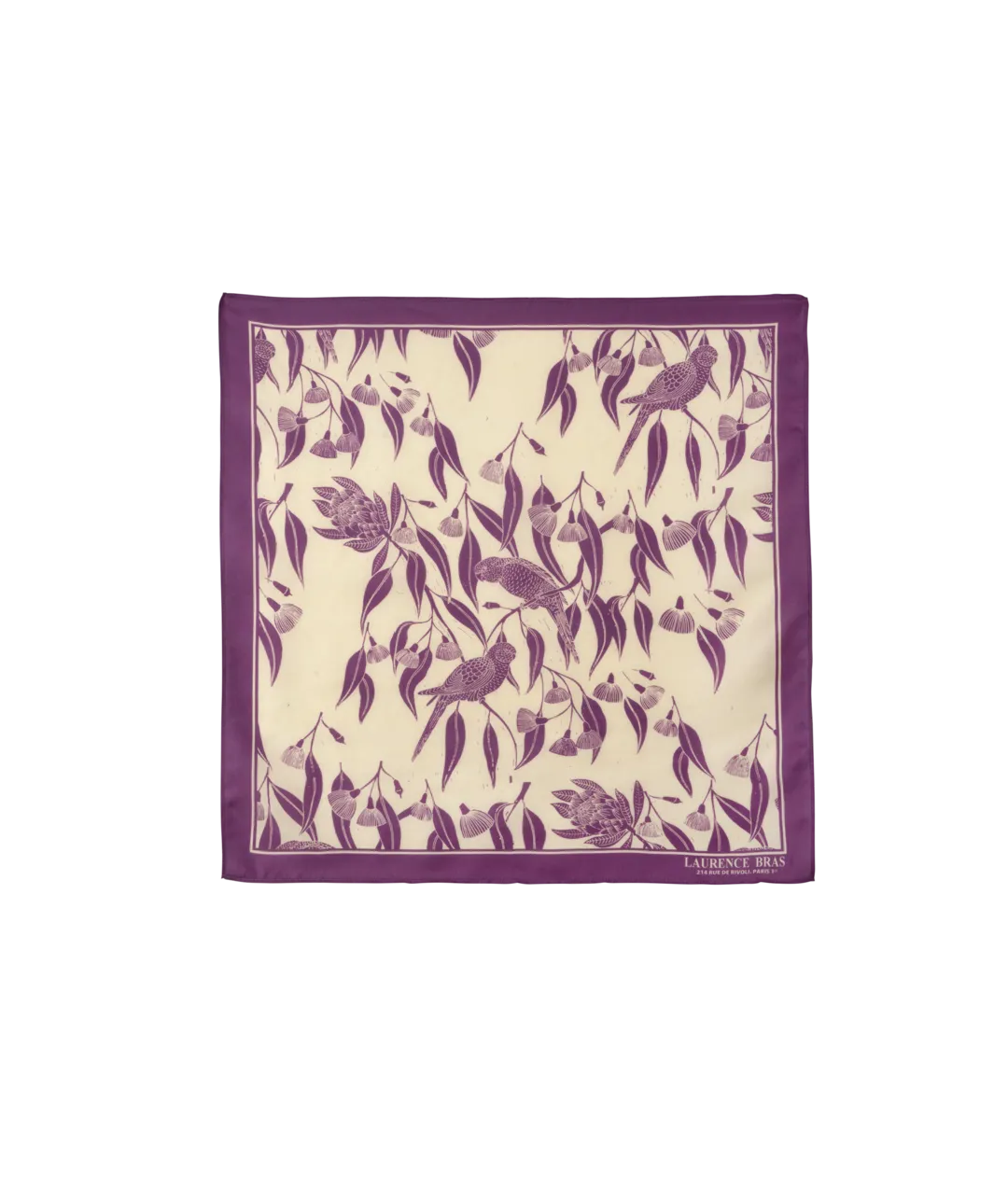 ANIMAL PRINTED SILK SCARF