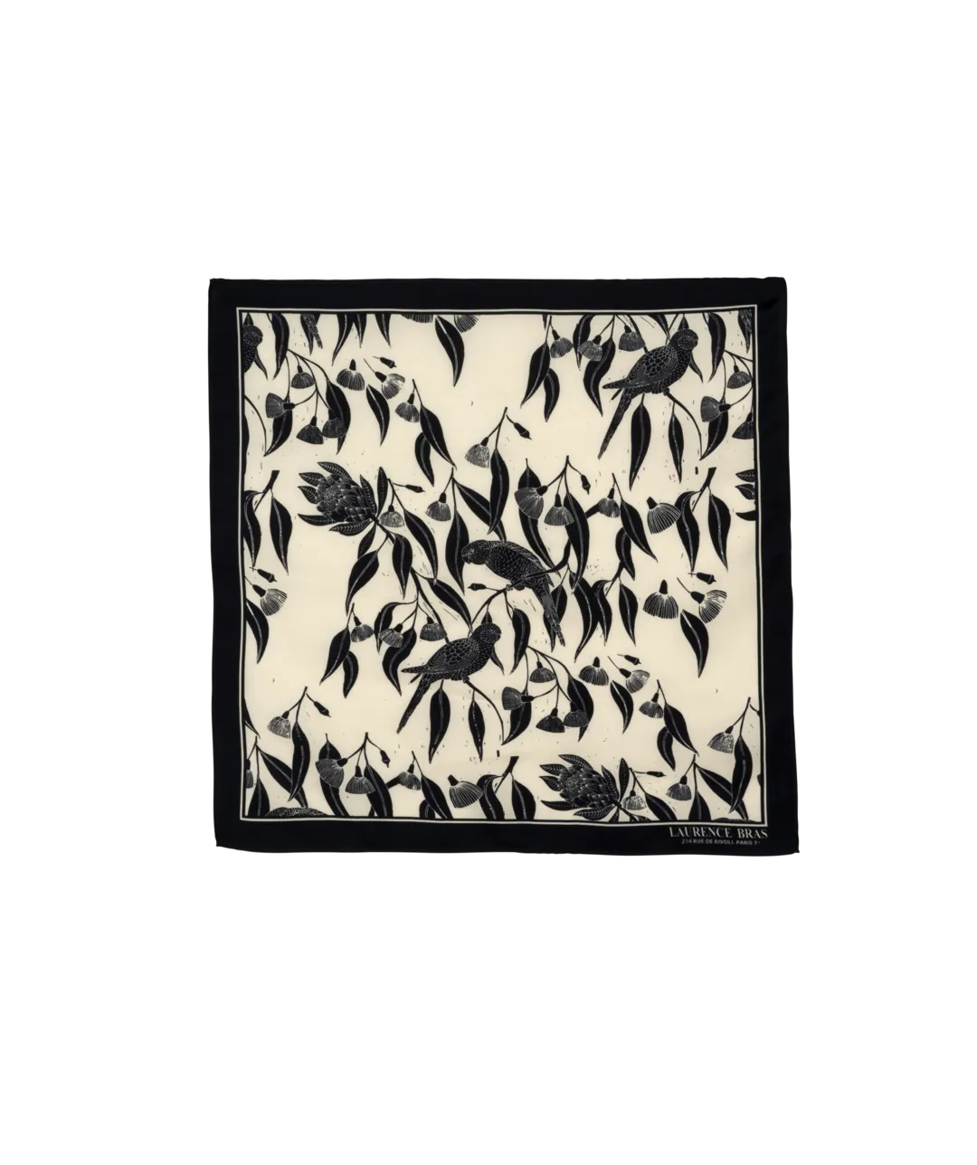 ANIMAL PRINTED SILK SCARF