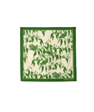 ANIMAL PRINTED SILK SCARF