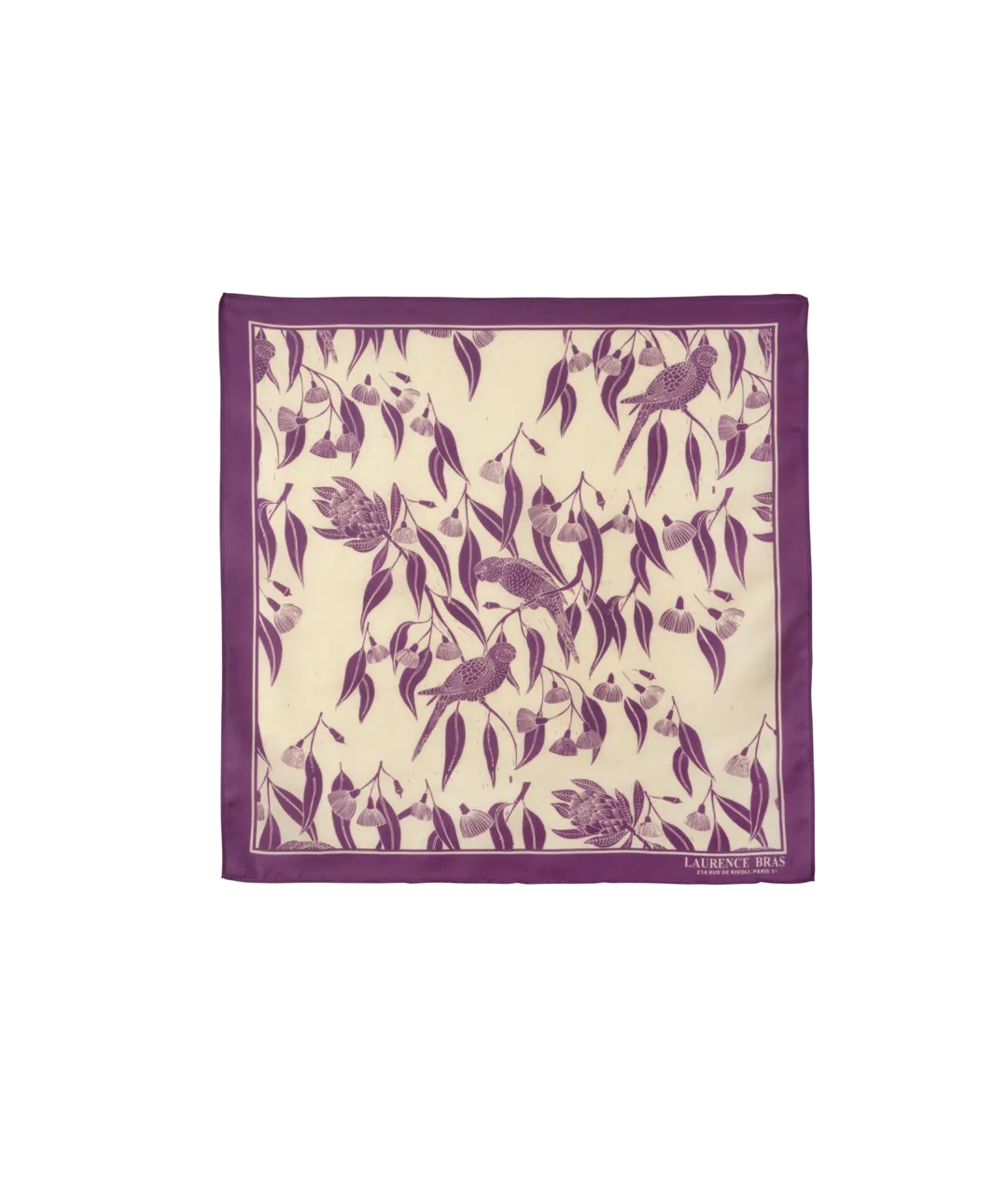 ANIMAL PRINTED SILK SCARF