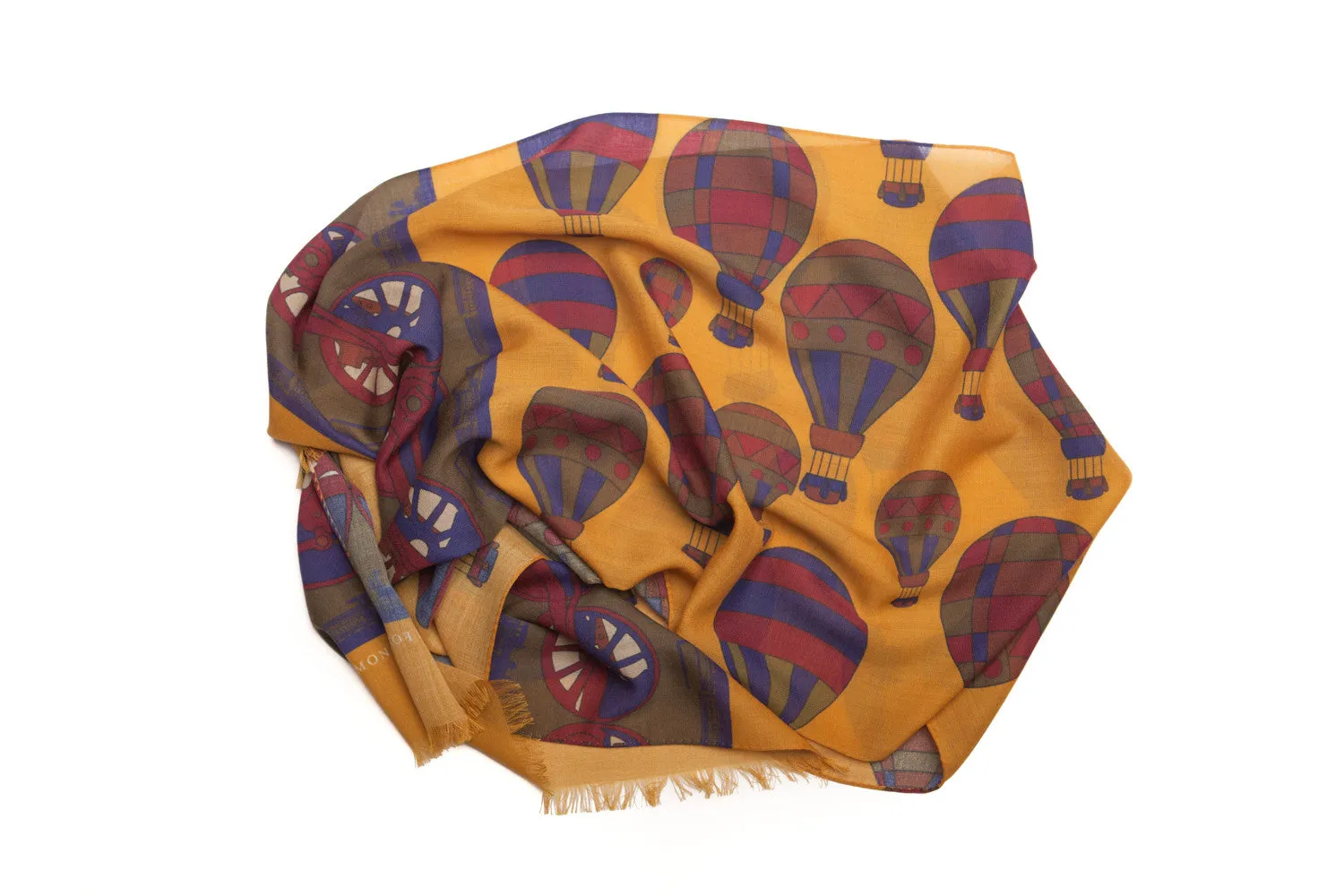 Around the World Scarf - Yellow
