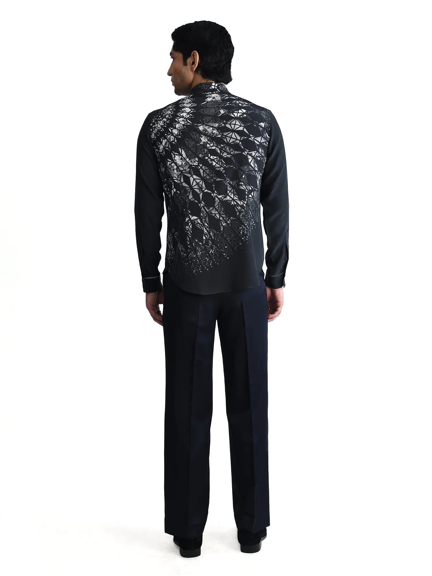 Asymmetrical Marrakesh Printed Shirt