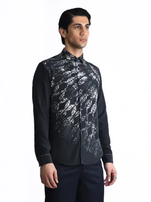 Asymmetrical Marrakesh Printed Shirt