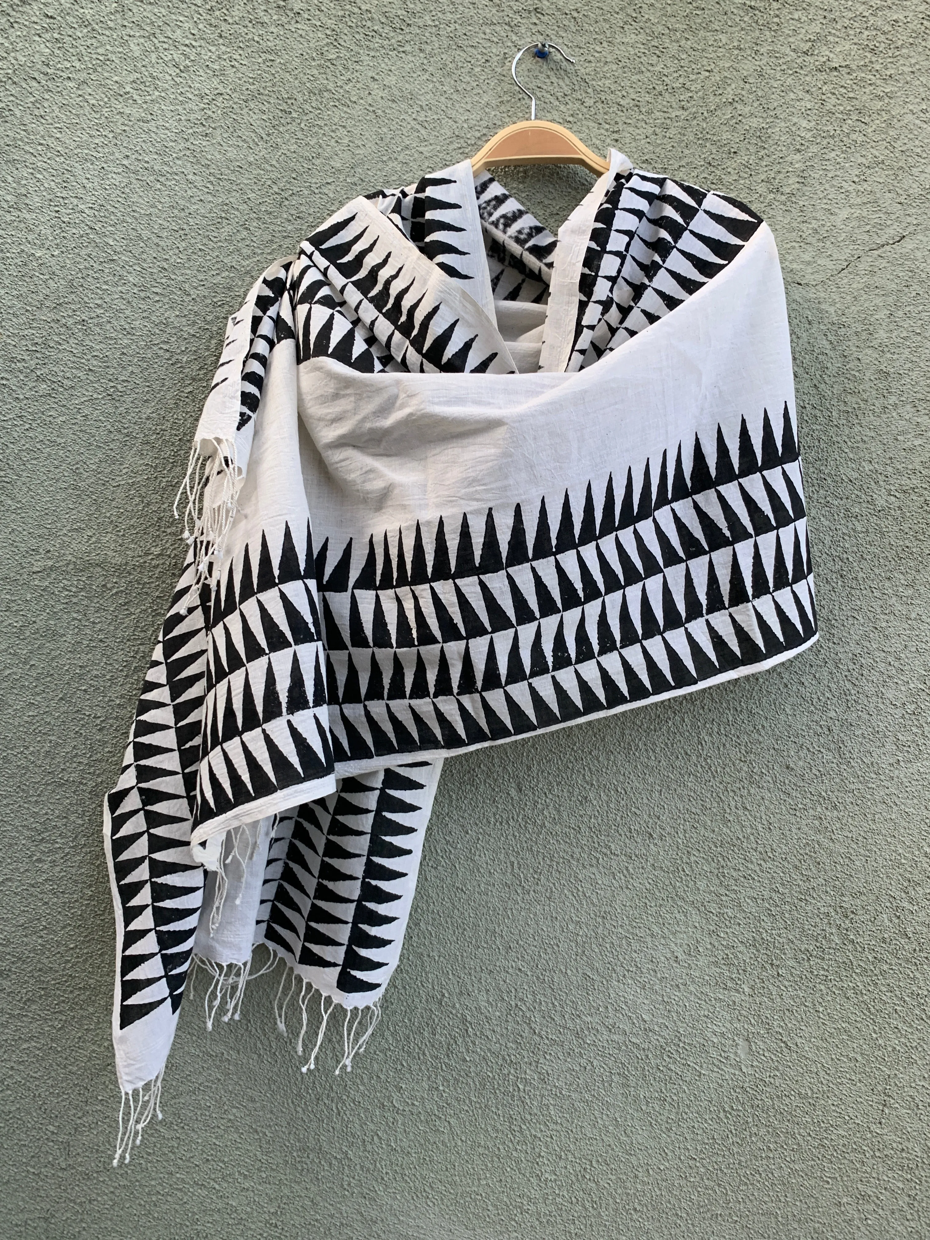 Atlas | Hand-Block Printed Scarf