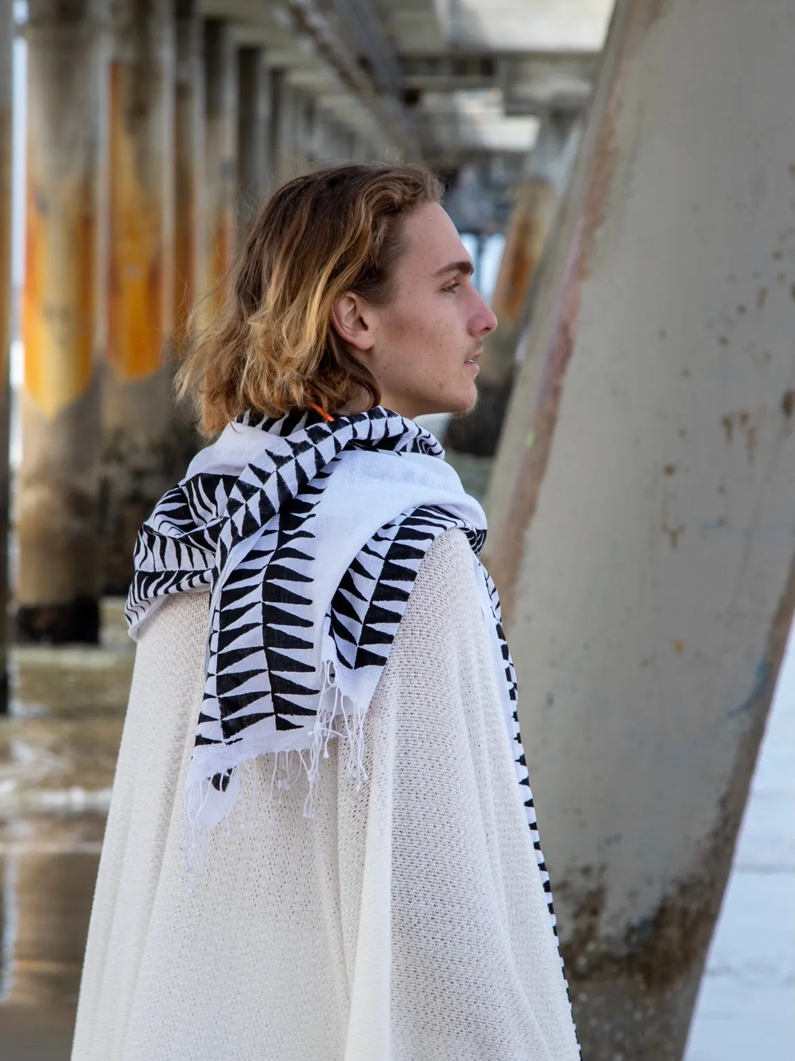 Atlas | Hand-Block Printed Scarf