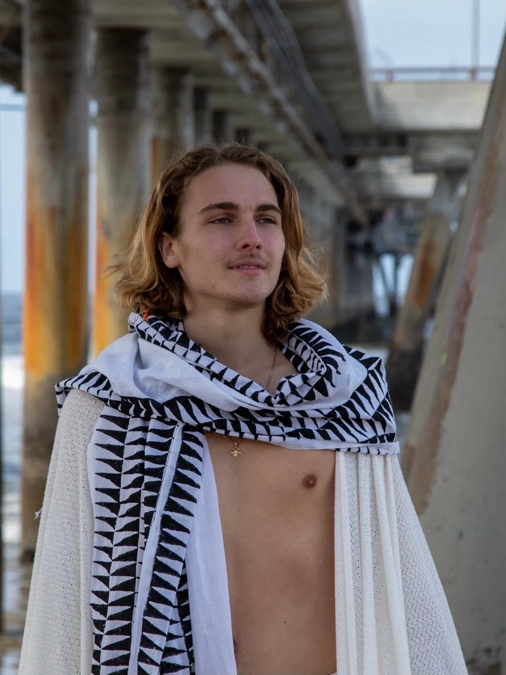 Atlas | Hand-Block Printed Scarf