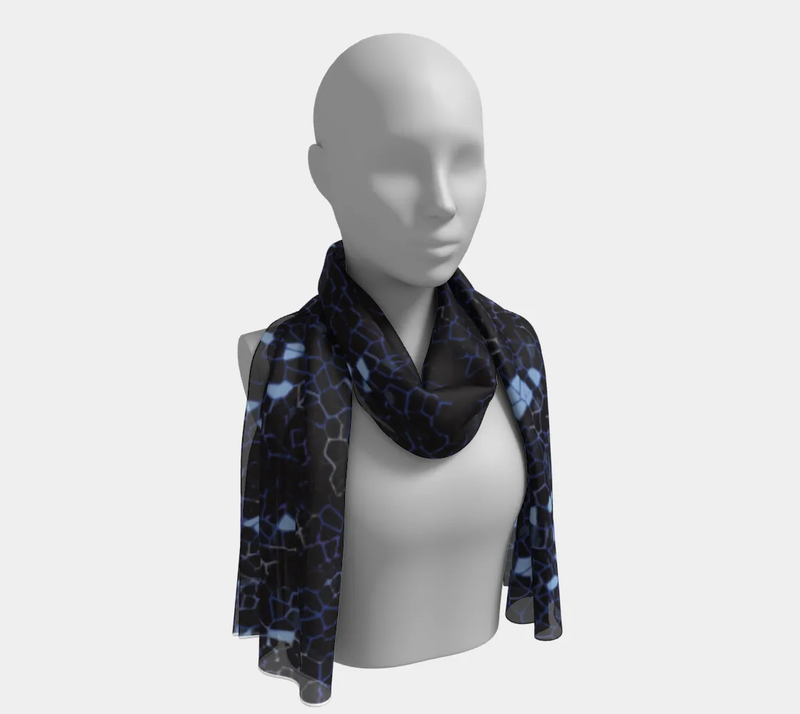Audrey loves aubergine oblong scarf