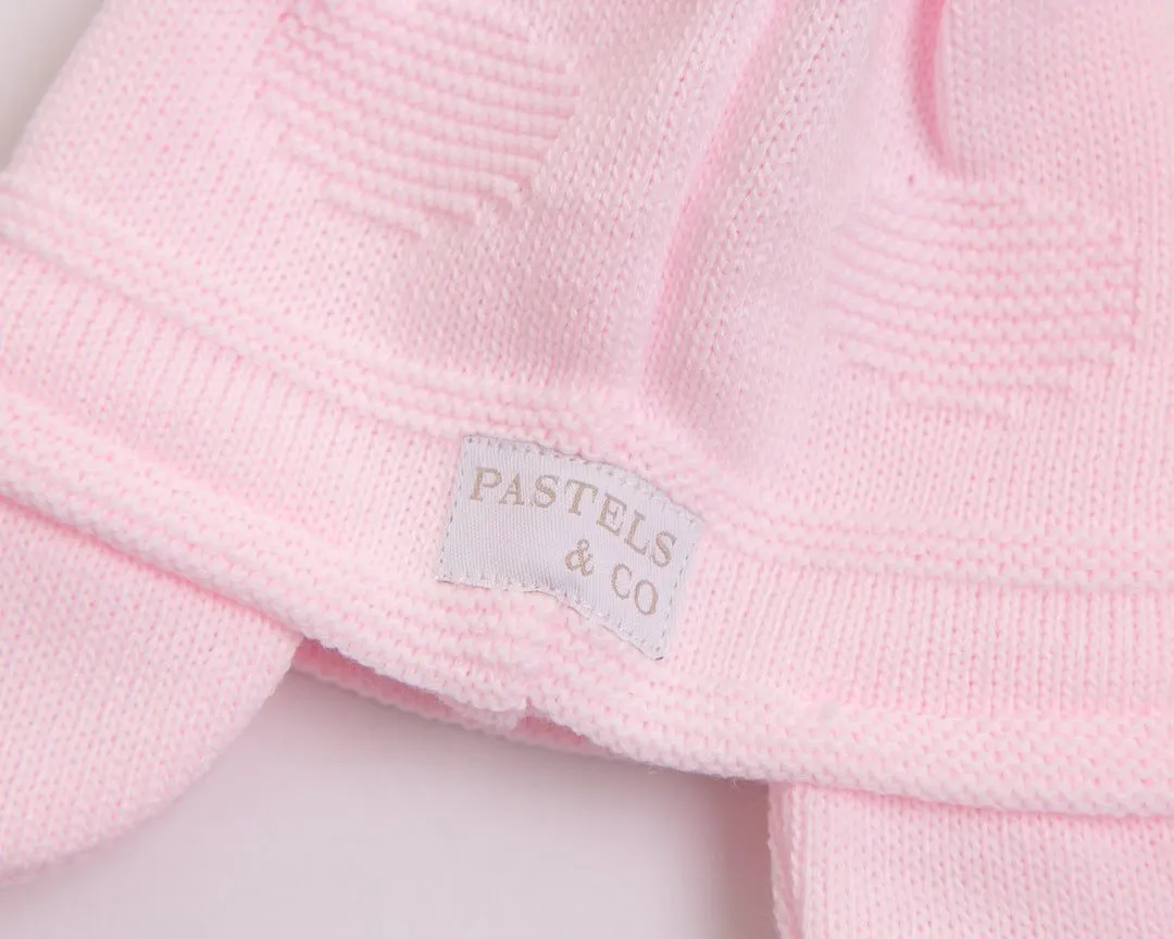 AW23 Pastels & Co Baby Kindred Pink Pom Pom Hat