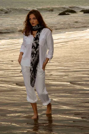 Baby Pop, Large Square Silk Georgette Scarf