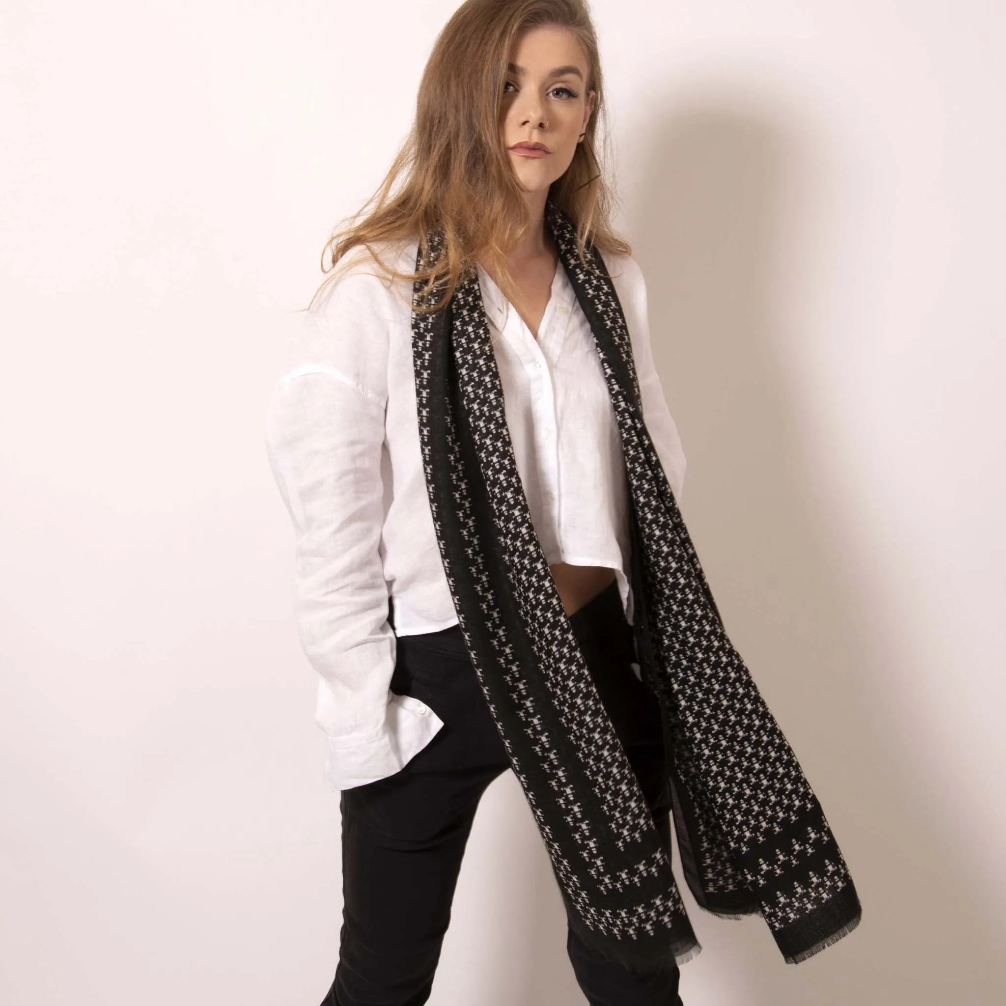 Baby Pop, Nana Rectangle Cashmere Blend Scarf