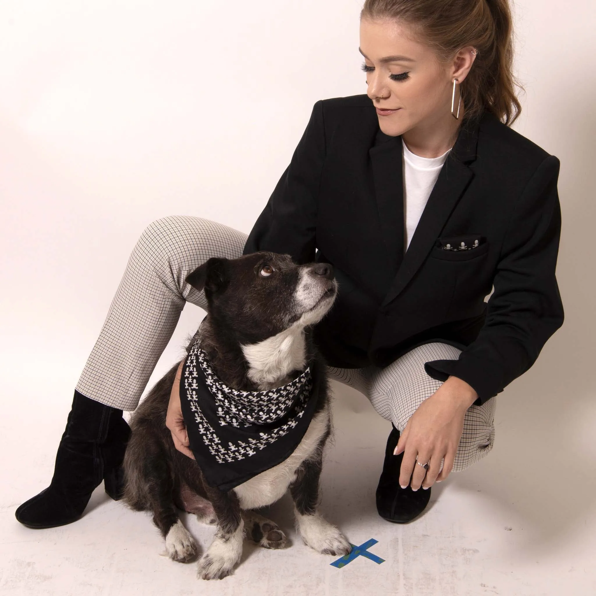 Baby Pop, Pocket Square in Silk Twill