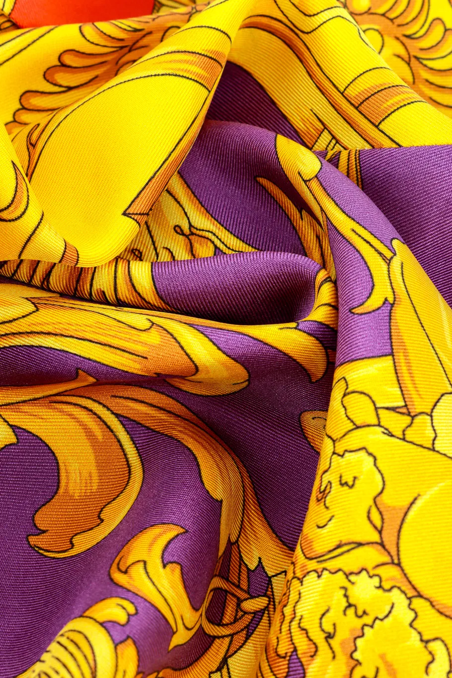 Baroque Printed Silk Blouse