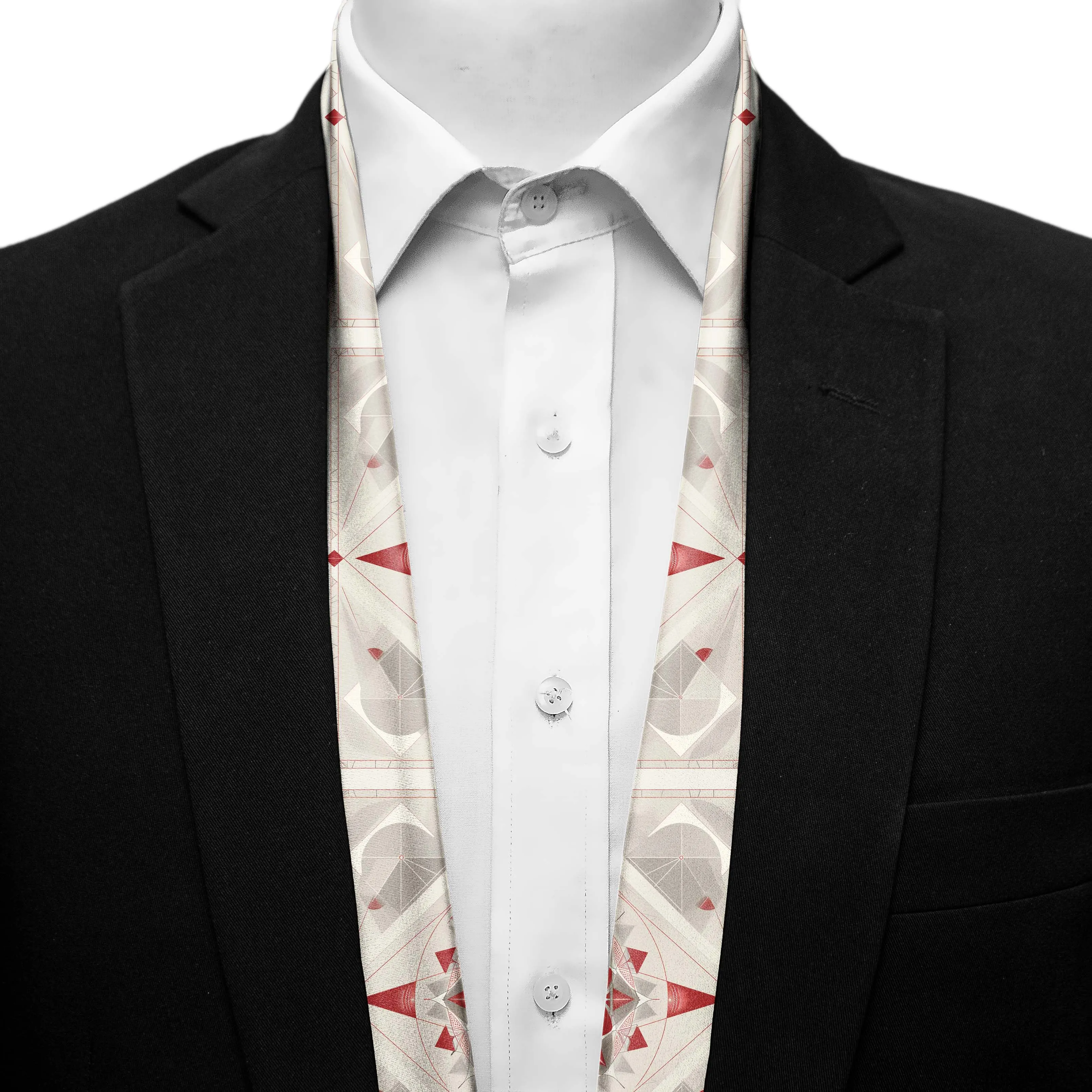 BEAUTIFUL STAR GEOMETRIC MEN SCARF - PREMIUM COLLECTION