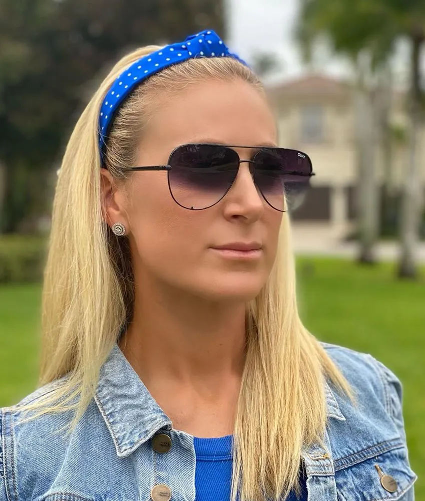 Bentley Blue - Knotted Headband